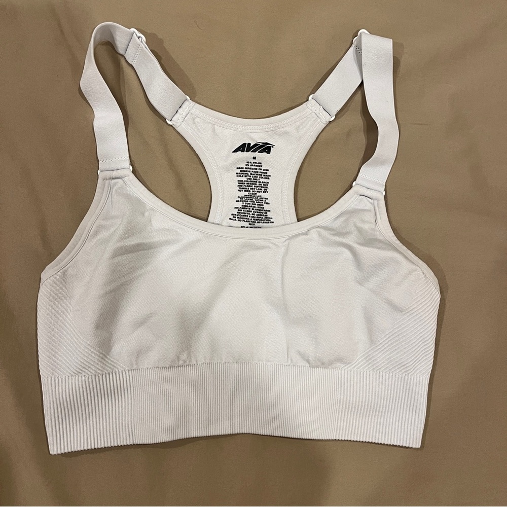 Avia White Sports Bra